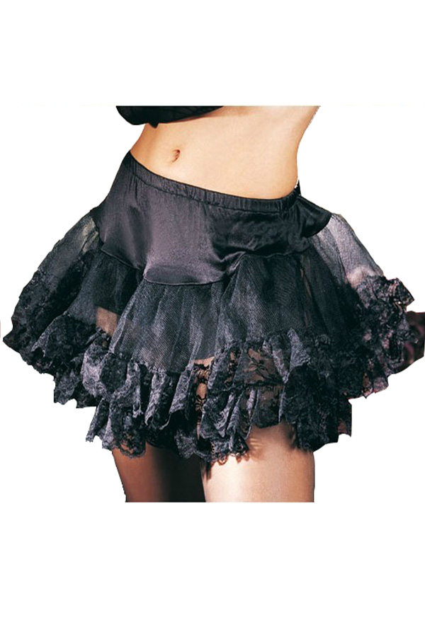 Accessories Seductive Black Petticoat - Click Image to Close